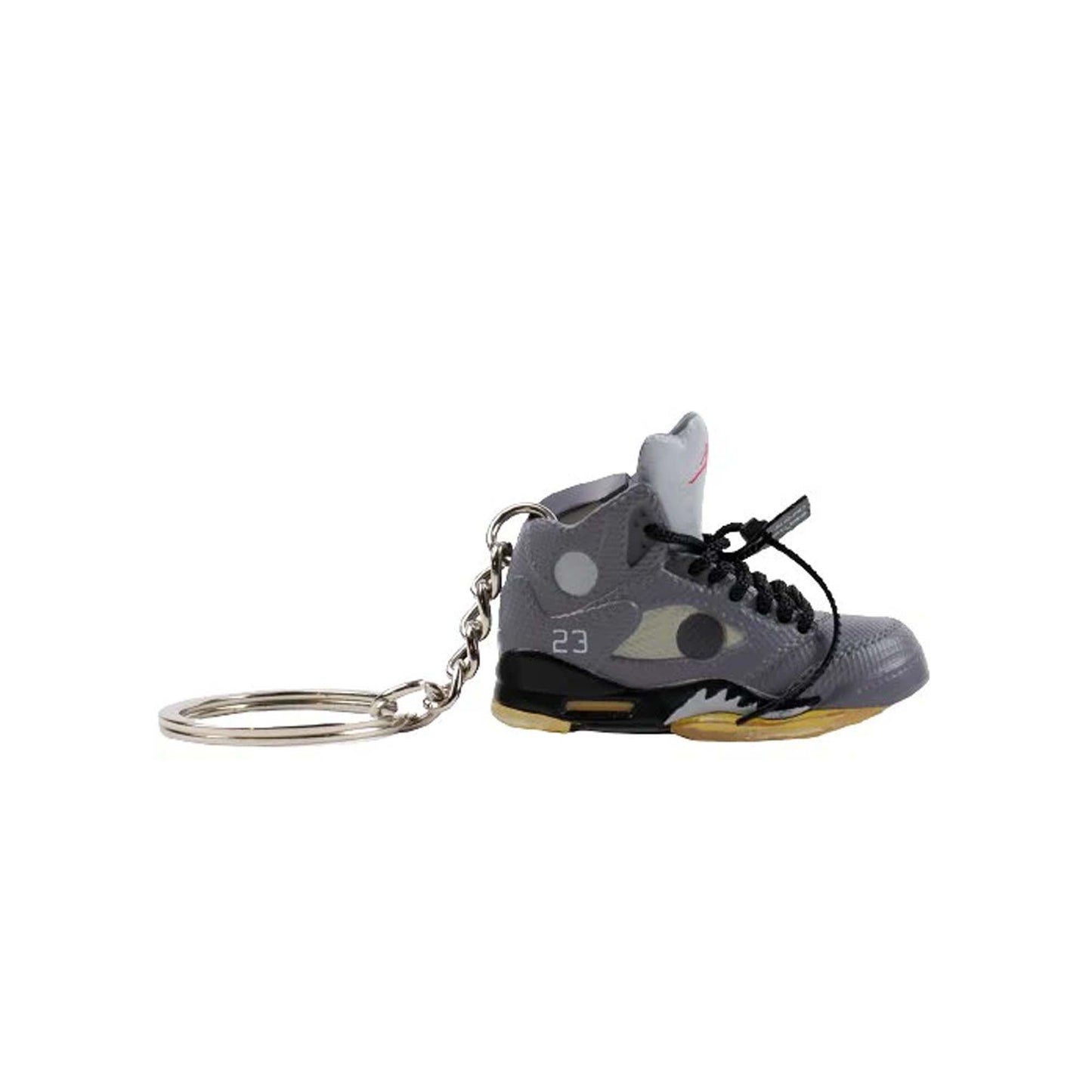 Inspired By Off White Air Jordan 5 Black Keyring