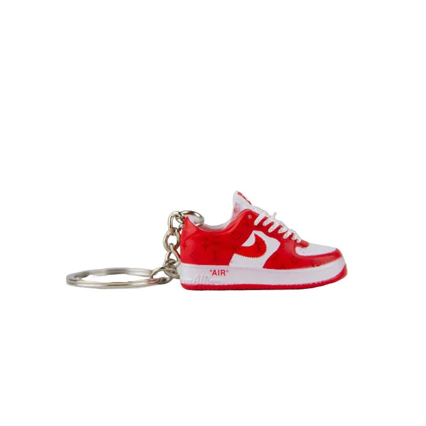 Inspired By LV Red Nike Air force 1 Keyring