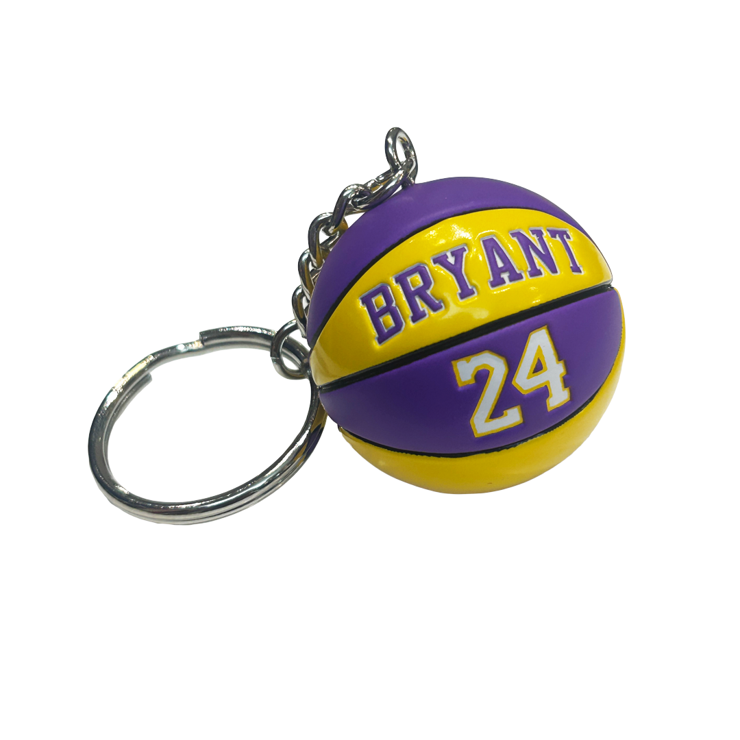 Kobe Bryant 24 Basketball Keyring