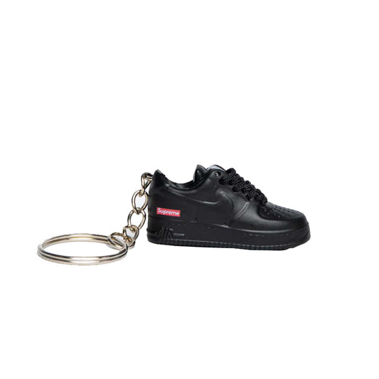 Inspired By Supreme X Nike Air Force 1 Black Keyring