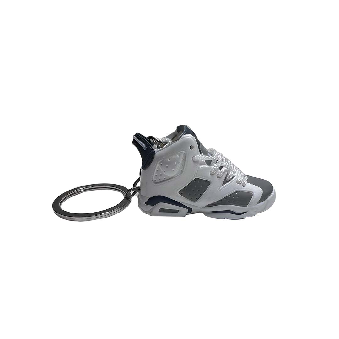 Inspired By Jordan 6 Cool Grey Keyring