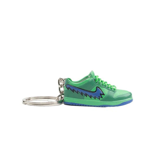 Inspired By Nike SB Dunk X Grateful Dead Green Blue Keyring