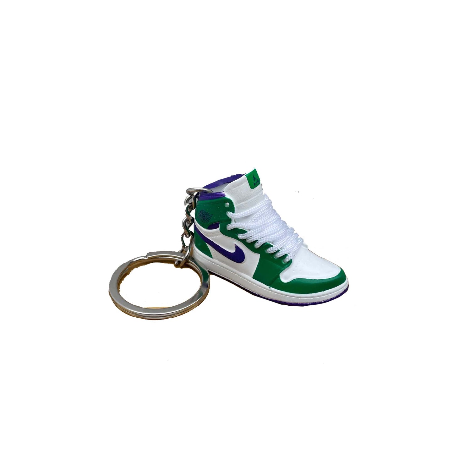 Inspired By Air Jordan 1 Green Purple Keyring