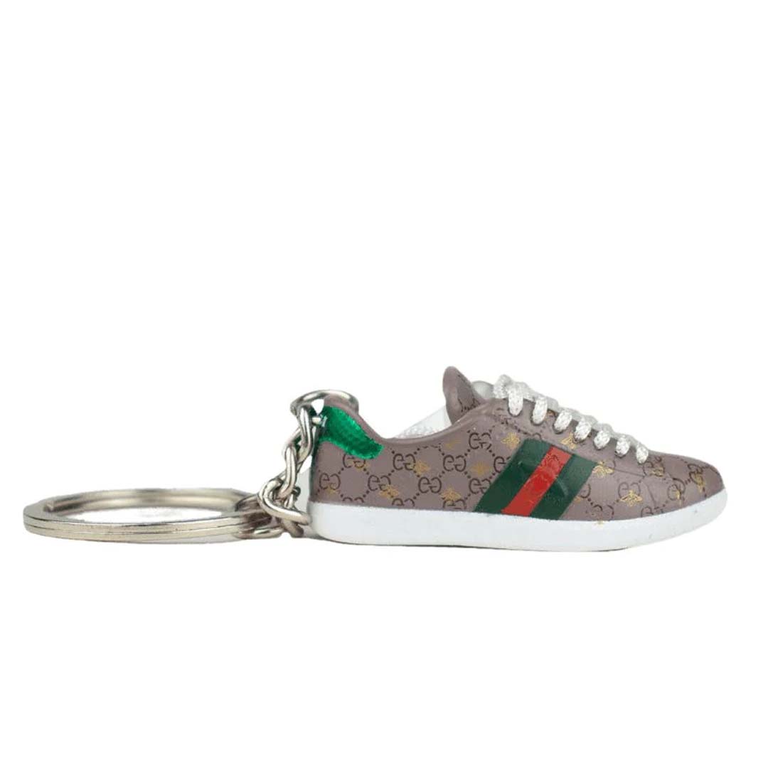 Inspired By Gucci Low Trainer all over print  Keyring