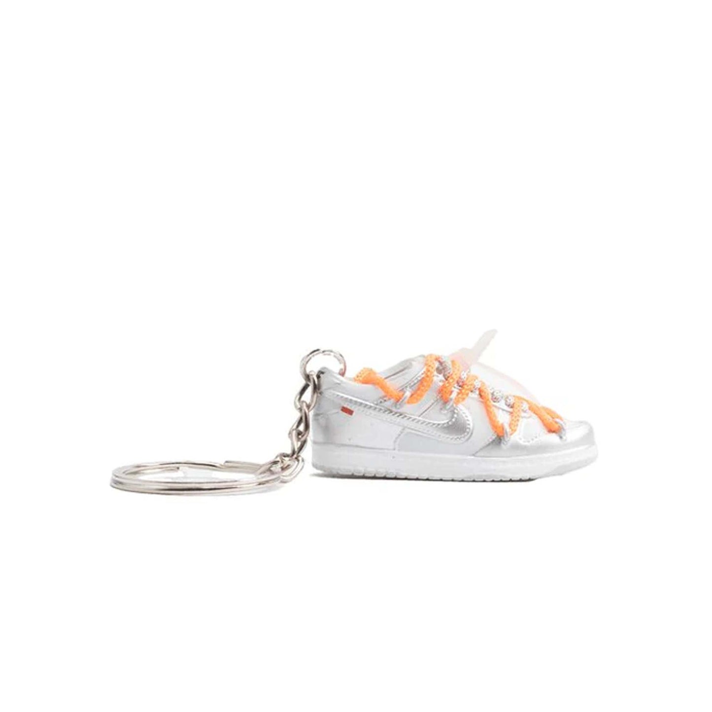 Inspired By Off White X Nike Dunk Silver white Keyring