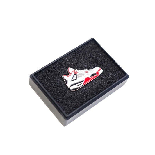 Jordan 4 Fire Red Pin Badge