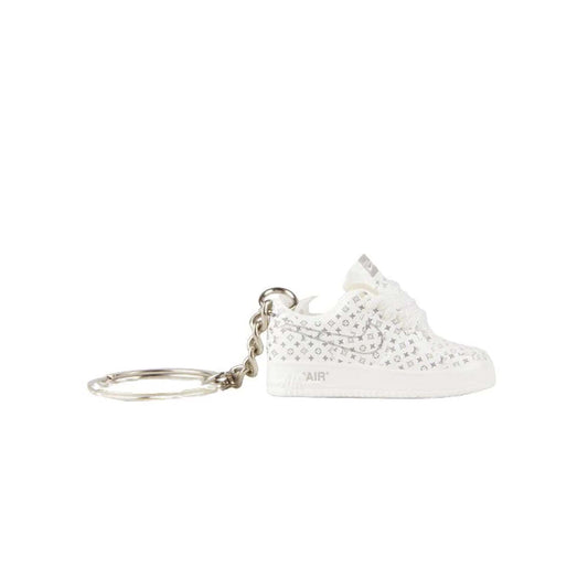 Inspired By LV Air force 1 silver white Keyring