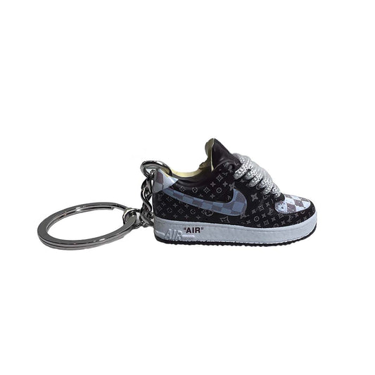 Inspired By Lv x Nike Air force 1 Brown Keyring