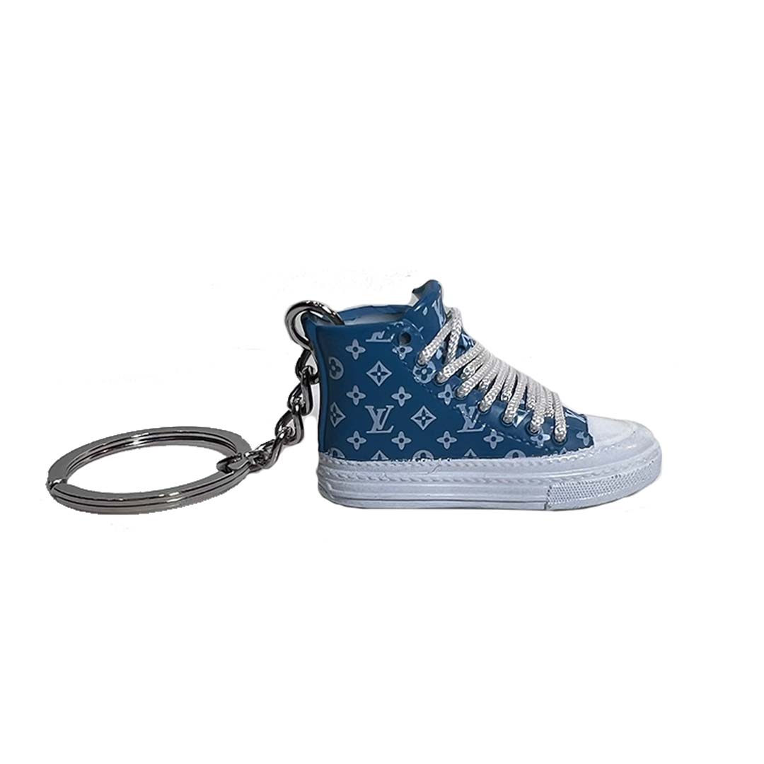 Inspired By Lv High Denim Keyring