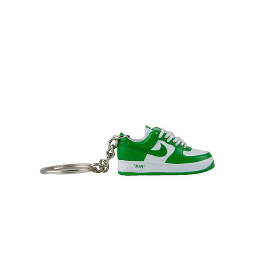Inspired By LV Green Nike Air Force 1 Keyring