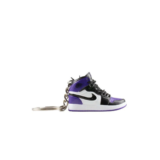 Inspired By Jordan 1 Purple Toe Keyring