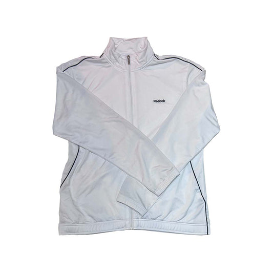 Reebok White/Black Jacket Size Medium