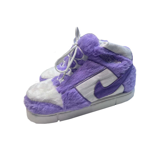 Jordan 1 Purple Hard Sole Slippers